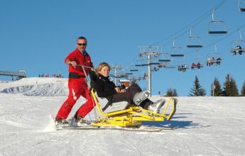 Skiing for the disabled