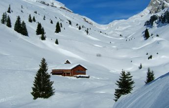 Col de Bostan (unmarked snowshoe route)