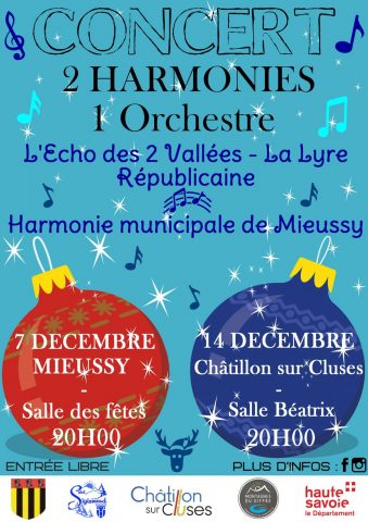 Concert 2 harmonies 1 orchestra_Châtillon-sur-Cluses