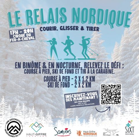 The Nordic Relay: run, slide and shoot!_Samoëns