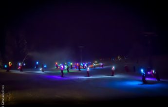 Torchlight descent – Morillon village